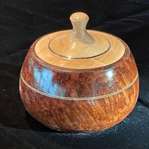 Lidded Redwood Box